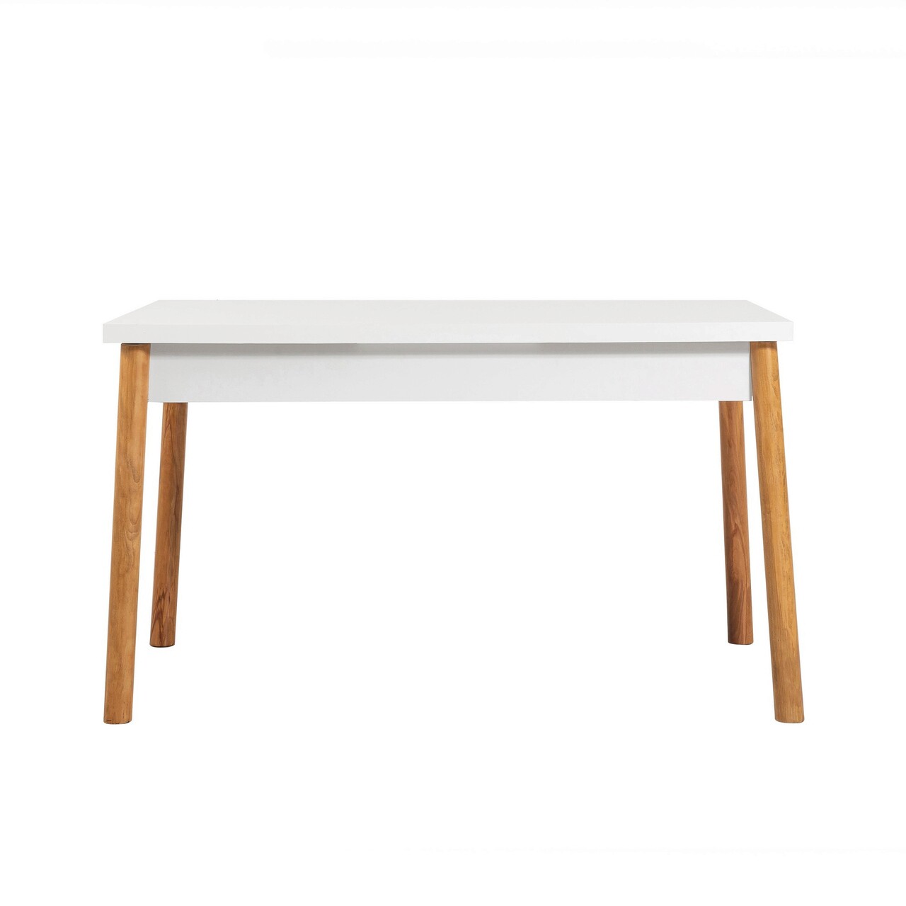 Masa, Hanah Home, Costa Masa Atlantic White, 120x77x75 cm, Pin Atlantic / Alb - imagine 5